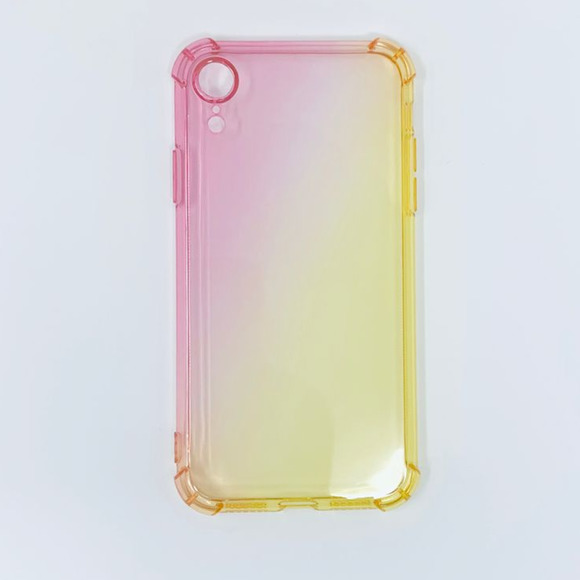 iPhone 7/8 Plus Case Yellow Pink Cover NEW - Picture 1 of 7